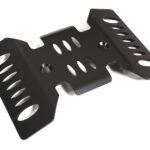 Realistic Stainless Steel Center Skid Plate for Axial SCX10 III Scale Crawler