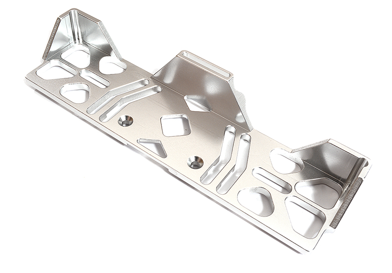 C30610SILVER Alloy Machined Battery Tray for Axial 1/10 SCX10 III Off-Road Crawler - Image 1