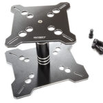 Universal Black Car Stand Workstation for 1/10 & 1/8 Scale Models(150x125x115mm)