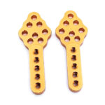 Billet Machined Add-On Shock Mounting Plates for Axial 1/10 SCX-10 Type Crawlers