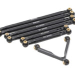 Alloy Machined Suspension Linkage Set for Axial 1/24 SCX24 90081 Rock Crawler