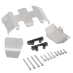 Steel Skid Plate 3pcs Set for Axial 1/24 SCX24 Rock Crawler