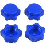 Billet Machined Aluminum 17mm Hex Hub Covers for 1/8 Buggy and Monster Truck