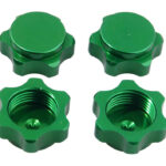 Billet Machined Aluminum 17mm Hex Hub Covers for 1/8 Buggy and Monster Truck