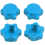 Billet Machined Aluminum 17mm Hex Hub Covers for 1/8 Buggy and Monster Truck