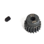 Machined HD Steel 48 Pitch Pinion 19T for Brushless w/ 0.125 Shaft