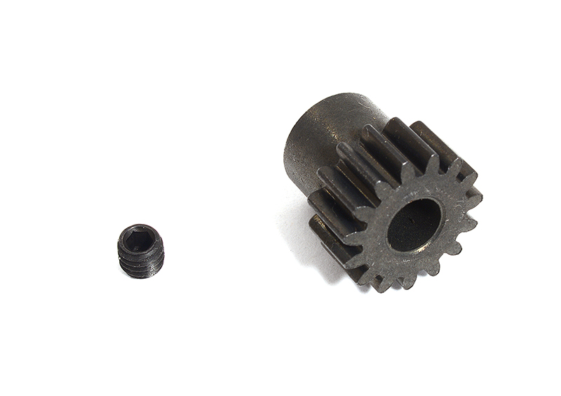 C30670 Machined HD Steel 0.8 MOD 32 Pitch Pinion 15T for BL Applications w/ 5mm Shaft - Image 1