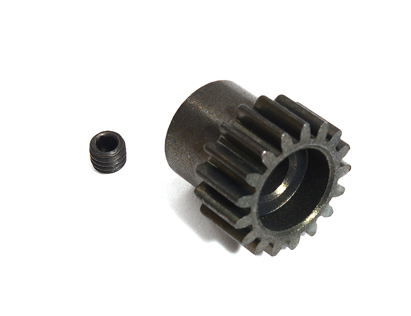 C30672 Machined HD Steel 0.8 MOD 32 Pitch Pinion 17T for BL Applications w/ 5mm Shaft - Image 1