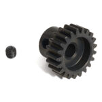 Machined HD Steel 0.8 MOD 32 Pitch Pinion 21T for BL Applications w/ 5mm Shaft