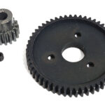 Steel 0.8M 32 Pitch 54T Spur+16T Pinion Set w/5mm for Most Traxxas 1/10 4X4