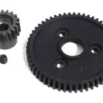 Steel 0.8M 32 Pitch 54T Spur+19T Pinion Set w/5mm for Most Traxxas 1/10 4X4