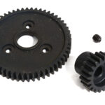 Steel 0.8M 32 Pitch 54T Spur+21T Pinion Set w/5mm for Most Traxxas 1/10 4X4