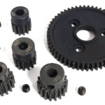 Steel 32 Pitch 54T Spur+13+14+16+18T Pinion Set w/5mm for Most Traxxas 1/10 4X4