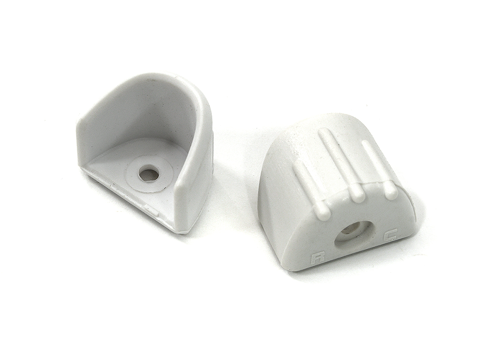 C30689WHITE Shock Absorber Top Cap Protection Covers for 1/8 & 1/10 Off-Road Buggy & Truck - Image 1
