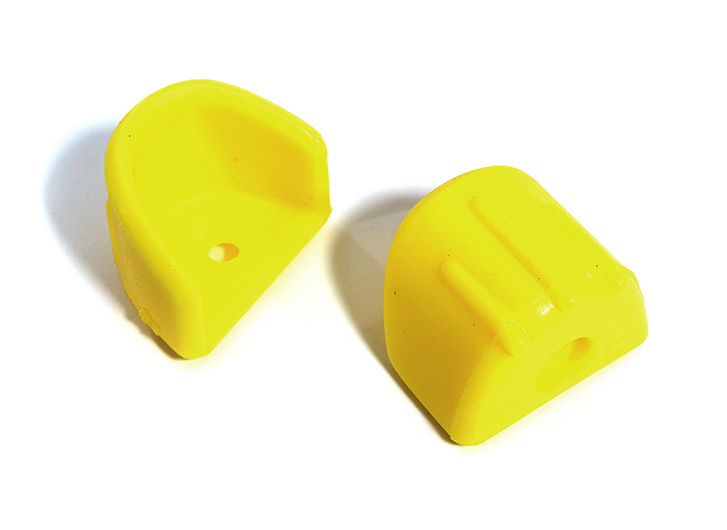C30689YELLOW Shock Absorber Top Cap Protection Covers for 1/8 & 1/10 Off-Road Buggy & Truck - Image 1