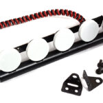 Realistic Roof Top Spot LED (5) Light Set 125mm Width for 1/10 Scale RC