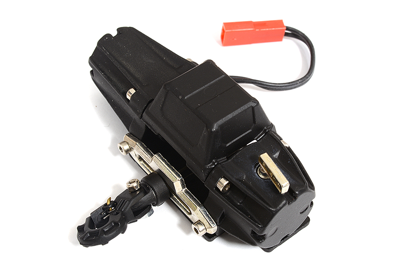 C30697BLACK Realistic Heavy-Duty High Torque Winch for 1/10 Scale Trail Crawler - Image 1