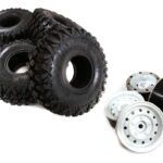Realistic 1.9 Wheel & Tire (4) for Scale Crawler (O.D.=122mm)