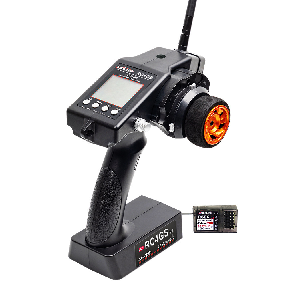 C30723 Radiolink RC4GSv2 2.4G 4CH Car Controller Transmitter+R6FGv3 Gyro Receiver - Image 1