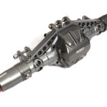 Billet Machined T12 Rear Axle for Axial 1/10 SCX-10 Dingo Honcho Jeep - Gunmetal