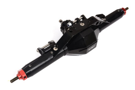 Complete Billet Machined T13 Rear Axle for Axial 1/10 SCX-10 Dingo Honcho Jeep