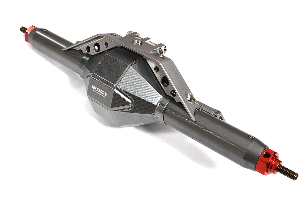 C30735GUN Complete Billet Machined T13 Rear Axle for Axial 1/10 SCX-10 Dingo Honcho Jeep - Image 1
