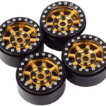 1.9 Size Billet Machined Alloy Wheel (4) for 1/10 Scale Off-Road Crawler