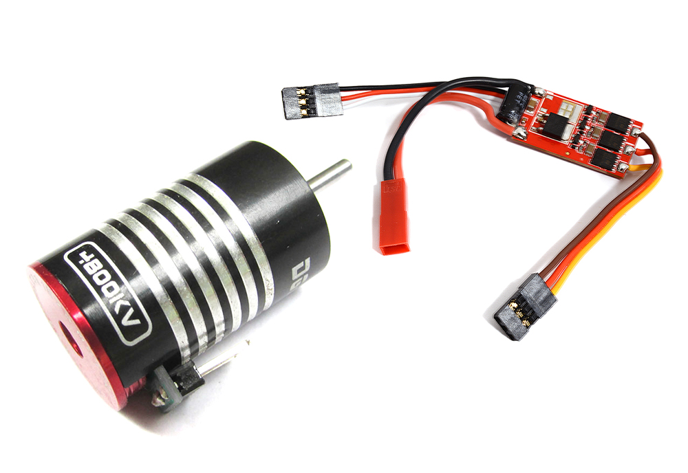 C30778 1625 Brushless 4800 kV Sensorless Motor w/ 15A ESC for Mini 1/28 Size - Image 1