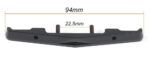 Metal Front Bumper for Axial C10 Type 1/24 SCX24 Rock Crawler - Image 2