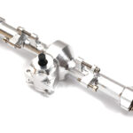 Billet Machined Alloy Complete Rear Axle for Axial 1/24 SCX24 Rock Crawler