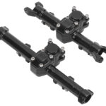 Billet Machined Alloy Front & Rear Axle Housings for Axial 1/24 SCX24 Crawler