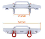 Billet Machined Front Bumper for Axial 1/24 SCX24 Rock Crawler - Image 2