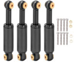 Billet Machined Alloy Shocks (4) for Axial 1/24 SCX24 Rock Crawler