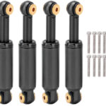 Billet Machined Alloy Shocks (4) for Axial 1/24 SCX24 Rock Crawler