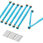 Billet Machined Alloy Linkage Set for Axial 1/24 SCX24 C10 B-17 Rock Crawler