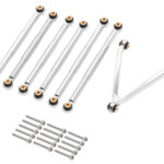 Billet Machined Alloy Linkage Set for Axial 1/24 SCX24 C10 B-17 Rock Crawler