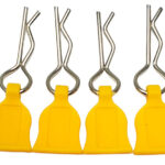 Plastic Easy Pulls (4) w/ Body Clips for 1/10 Scale