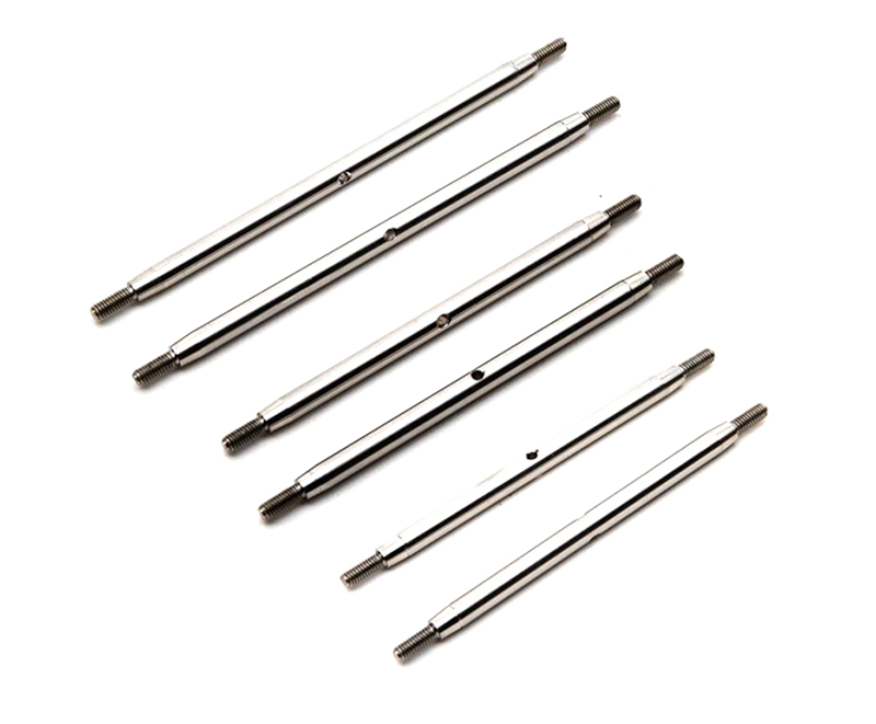 C30811 Stainless Steel Suspension Linkages (6) for 1/10 RBX10 Ryft 4WD Rock Bouncer - Image 1