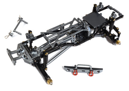 Complete Alloy Conversion Kit w/ 133 Wheelbase for 1/24 SCX24 Deadbolt Crawler