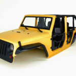 Realistic JC10 Hard Plastic Body Kit for 1/10 Scale Off-Road Crawler WB=313mm