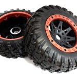 3.2/4.0 Tires, Wheels TK14 w/Inserts 17mm Hex for 1/8 & 1/7 Size 2pcs OD=138mm