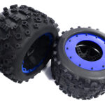 Tires, Wheels & Inserts TK18 w/ 17mm Hex for Monster Truck Size 2pcs OD=155mm