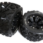 Tires, Wheels & Inserts TK23 w/ 17mm Hex for Monster Truck Size 2pcs OD=160mm
