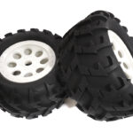 Tires, Wheels & Inserts TK23 w/ 17mm Hex for Monster Truck Size 2pcs OD=148mm