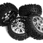 Tires, Wheels & Inserts TK25 Style w/ 17mm Hex for 1/8 Buggy Size 4pcs OD=122mm