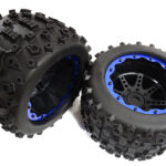 Tires, Wheels & Inserts TK26 w/ 17mm Hex for Monster Truck Size 2pcs OD=155mm