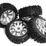 Tires, Wheels & Inserts TK35 Style w/ 17mm Hex for 1/8 Buggy Size 4pcs OD=120mm