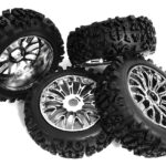 Tires, Wheels & Inserts TK36 Style w/ 17mm Hex for 1/8 Buggy Size 4pcs OD=120mm