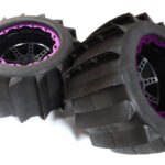 Tires, Wheels & Inserts TK43 w/17mm Hex for 1/8 Monster Truck Size 2pcs OD=170mm
