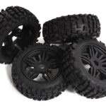 Tires, Wheels & Inserts TK46 Style w/ 17mm Hex for 1/8 Buggy Size 4pcs OD=120mm